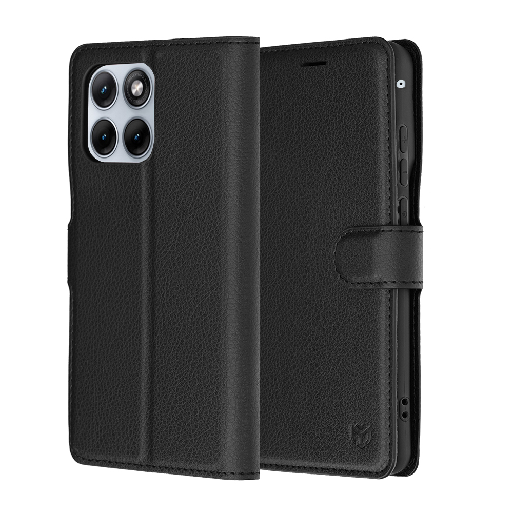 Pouzdro Techsuit Leather Folio pro Motorola Edge 70 Fusion černé
