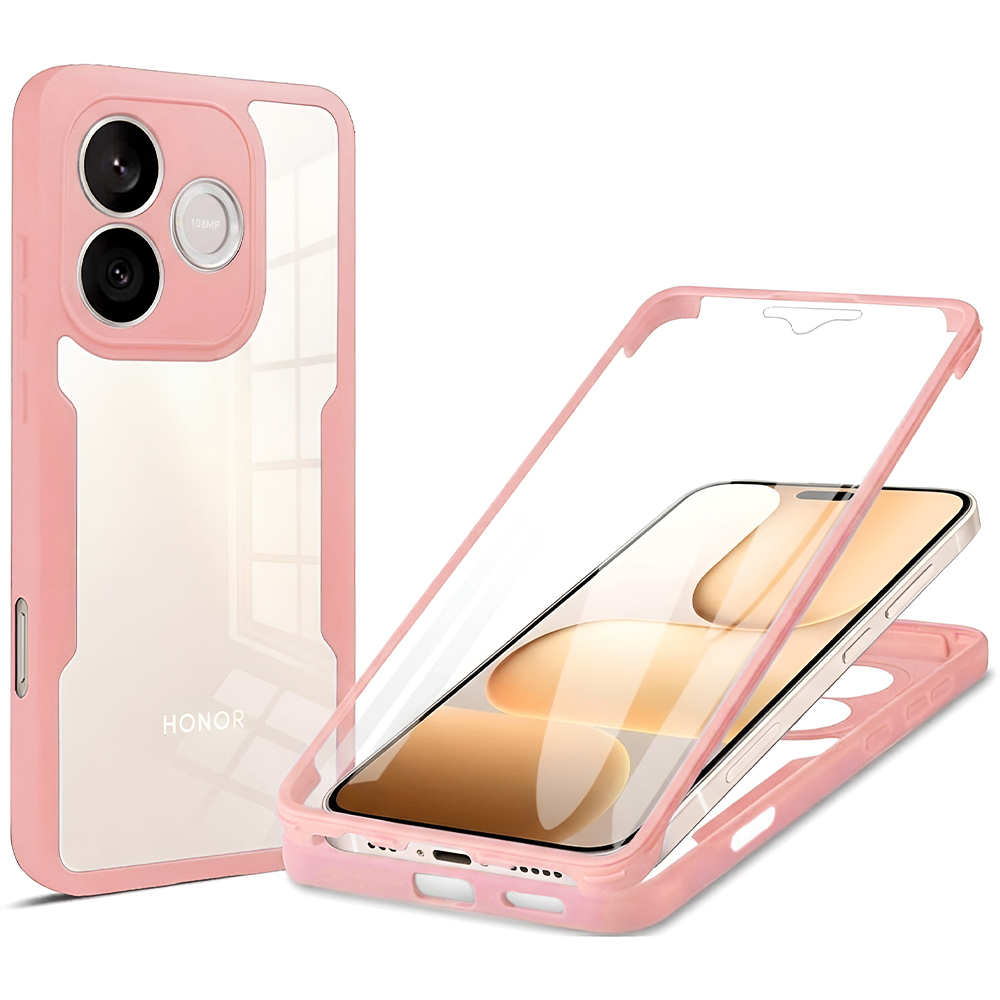 Ochranný set Techsuit ColorVerse 360 Series pro Honor 600 Lite růžový