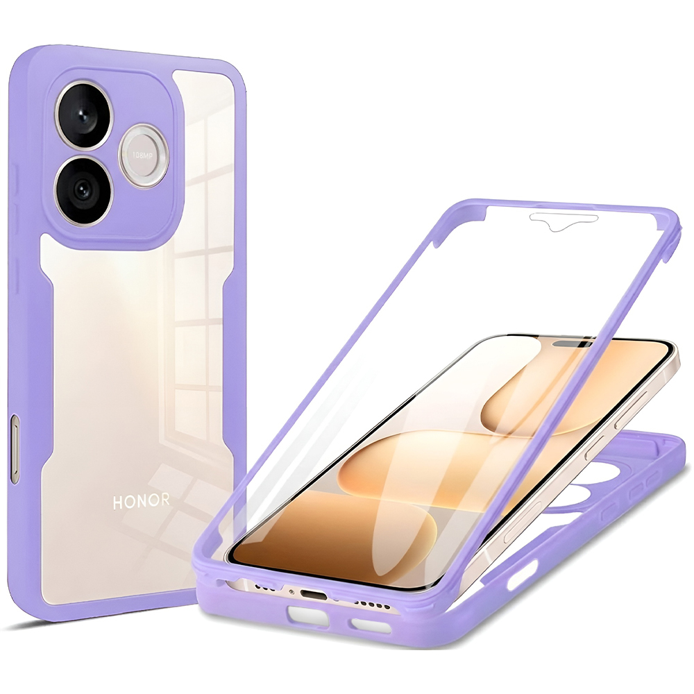 Ochranný set Techsuit ColorVerse 360 Series pro Honor 600 Lite fialový