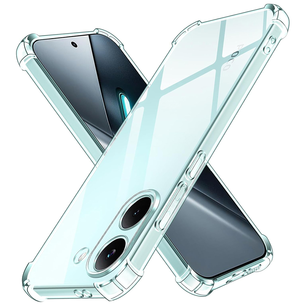 Kryt Techsuit Shockproof Clear Silicone pro Xiaomi Poco X8 Pro průhledný