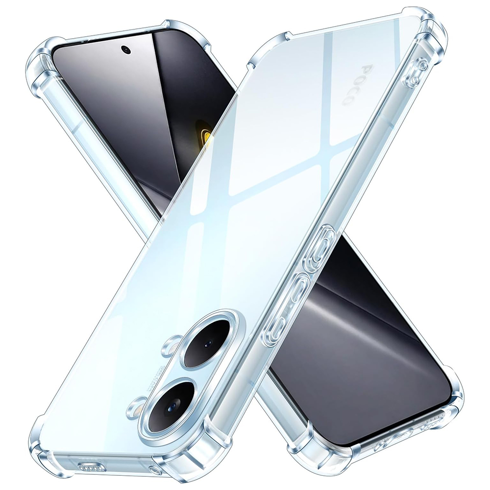 Kryt Techsuit Shockproof Clear Silicone pro Xiaomi Poco X8 Pro Max průhledný