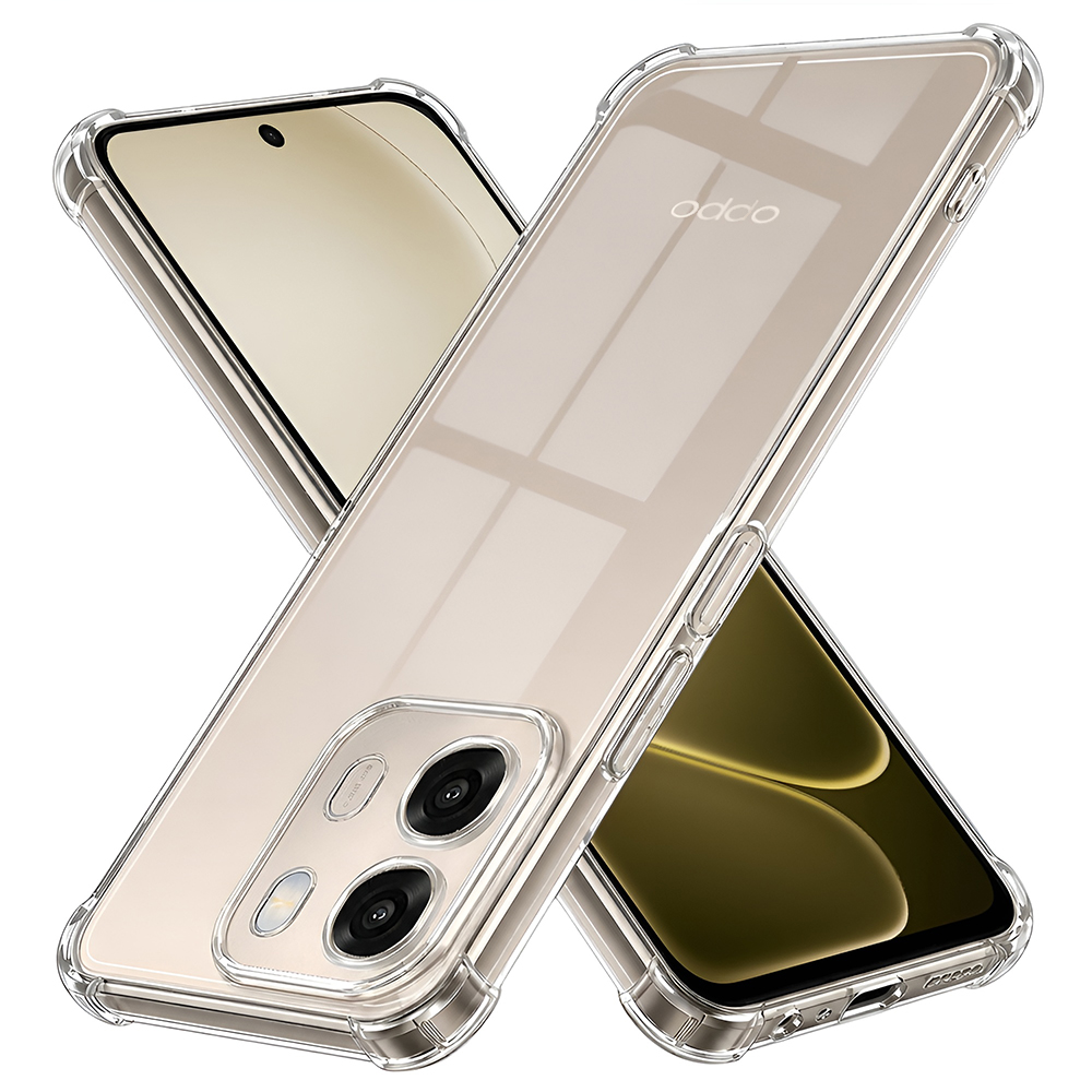 Kryt Techsuit Shockproof Clear Silicone pro Oppo A6 4G průhledný