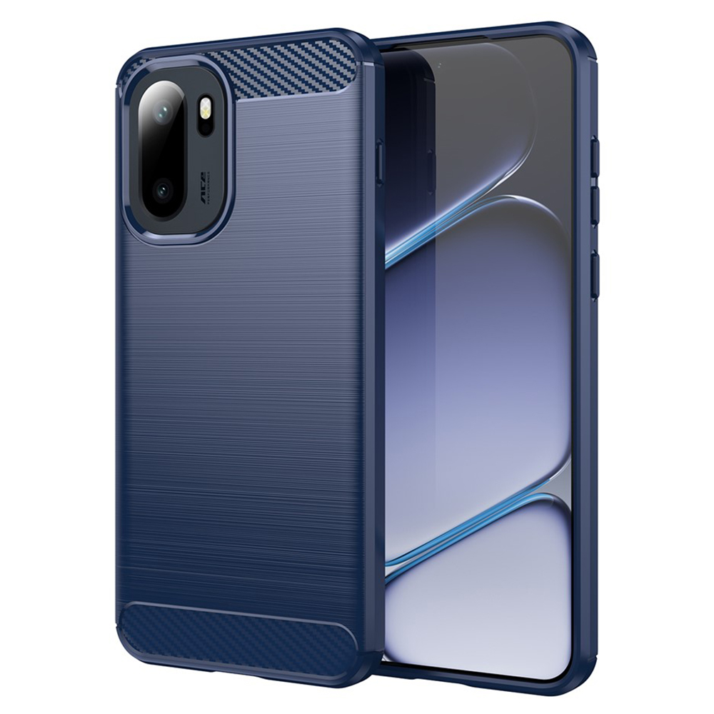 Karbonový kryt Techsuit Carbon Silicone pro OnePlus 15R modrý