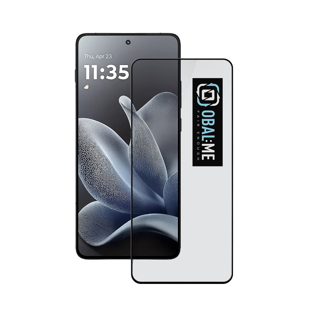 Tvrzené sklo OBAL:ME 5D pro Motorola Edge 70 černé