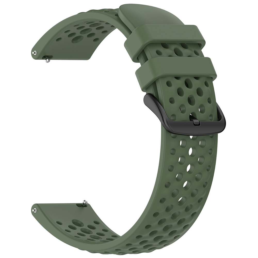 Řemínek 22mm Techsuit Watchband W083 zelený