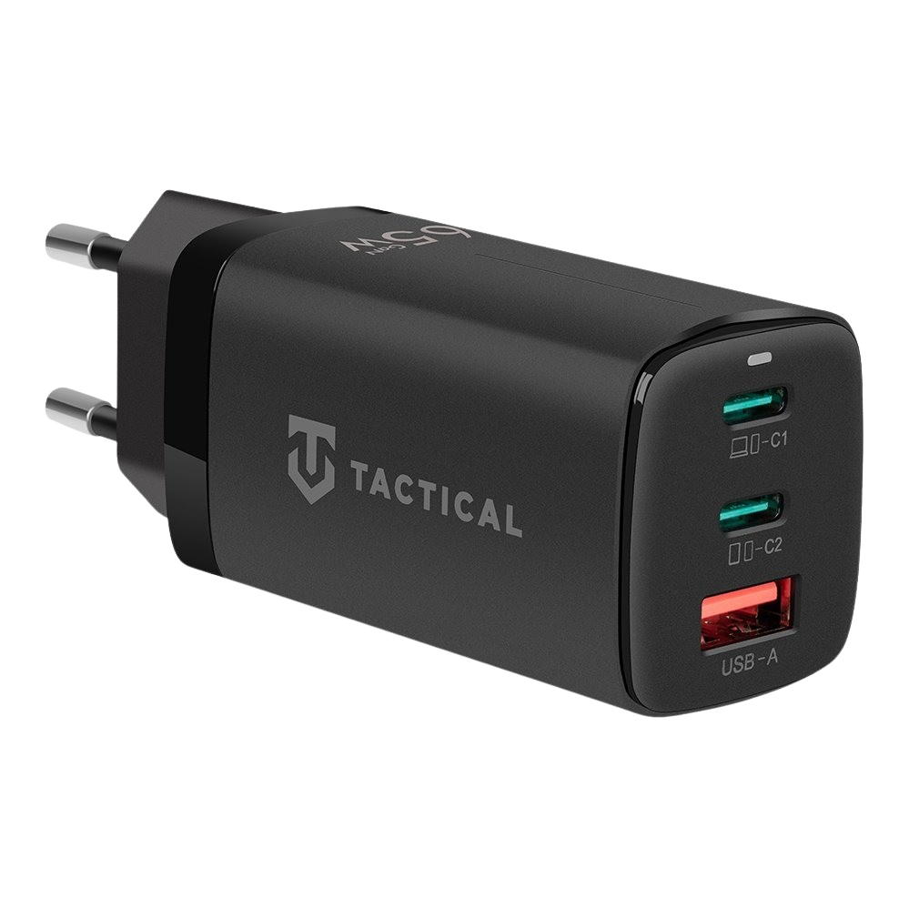 Adaptér Tactical FlashBang 2.0 GaN 65W černý