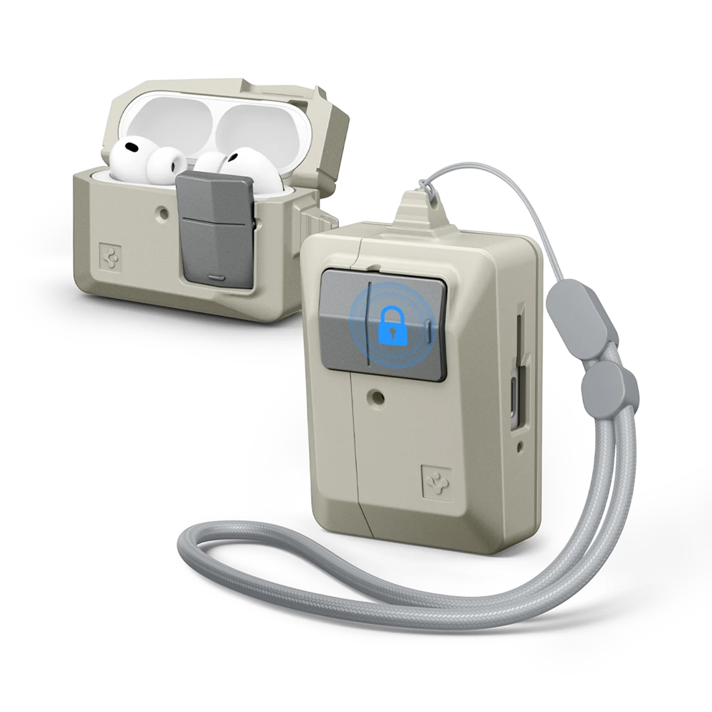 Pouzdro Spigen Classic LS pro AirPods Pro 3 kamenně šedé