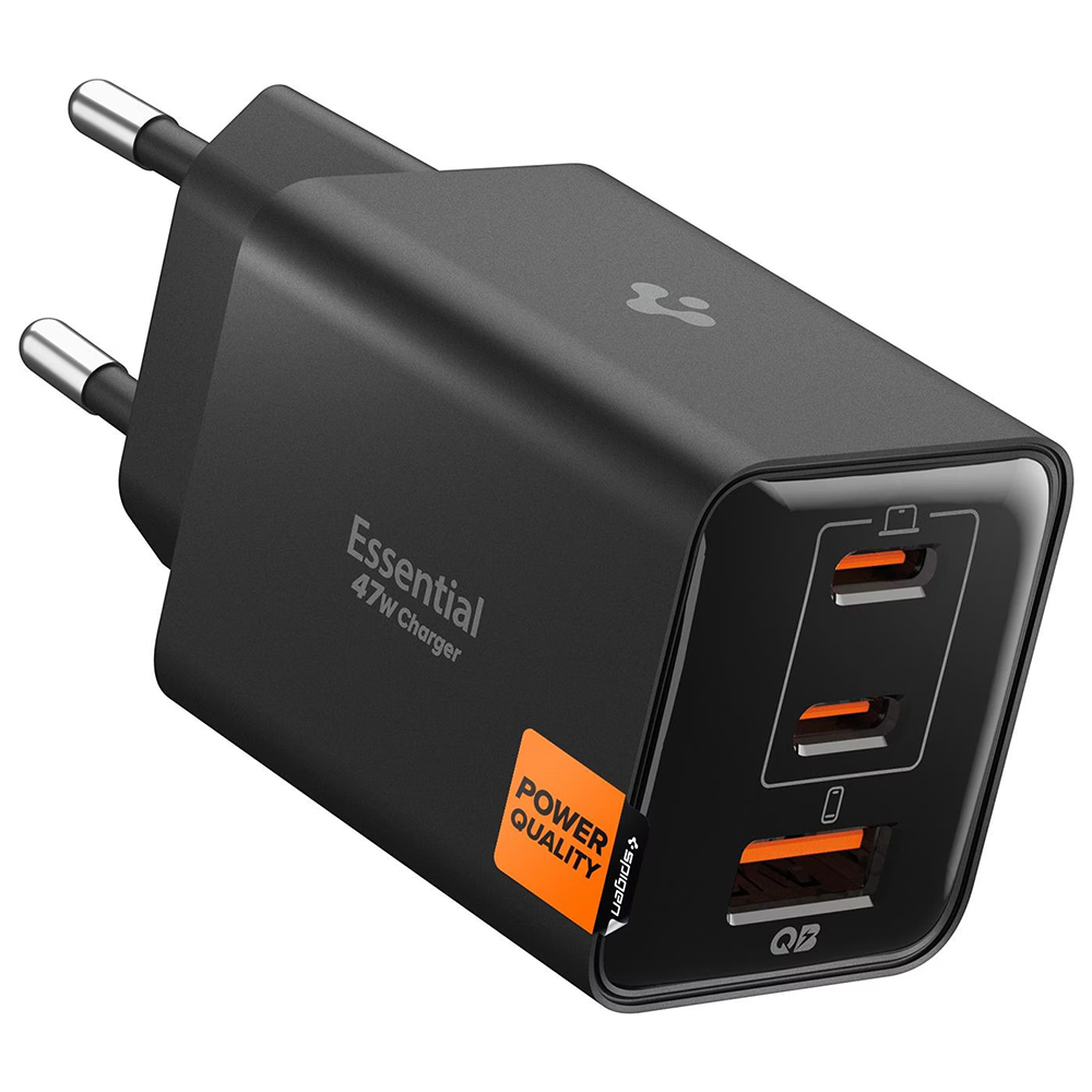 Síťová nabíječka Spigen Essential EE473EU 47W černá