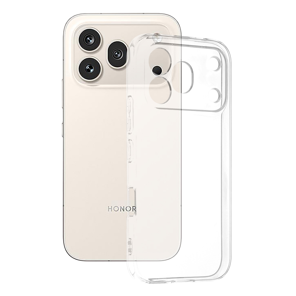 Kryt Techsuit Clear Silicone pro Honor 600 Pro průhledný