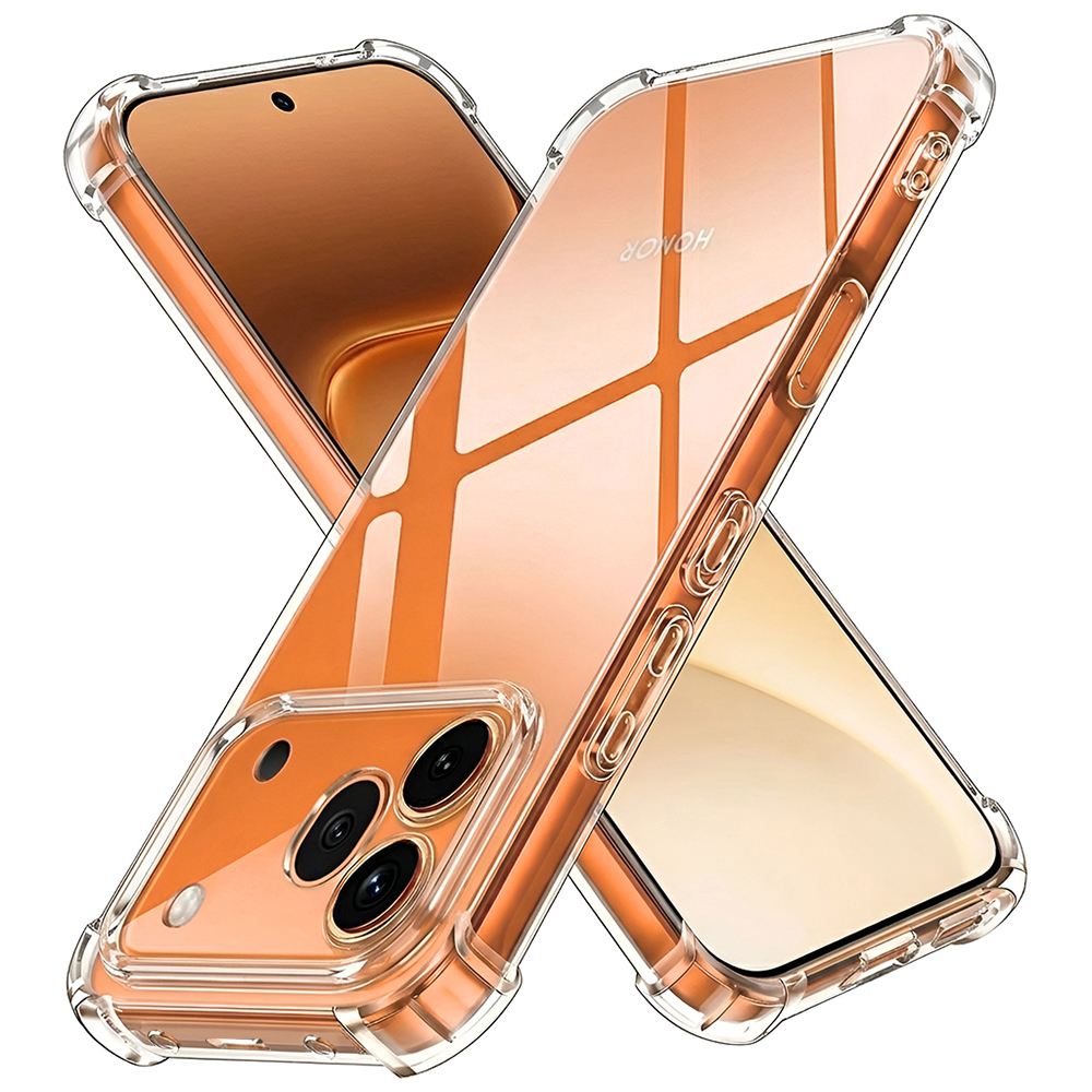 Kryt Techsuit Shockproof Clear Silicone pro Honor 600 Pro průhledný