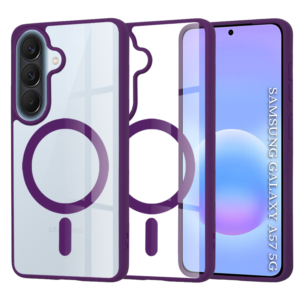 Kryt Techsuit MagSafe Pro pro Samsung Galaxy A57 5G fialový