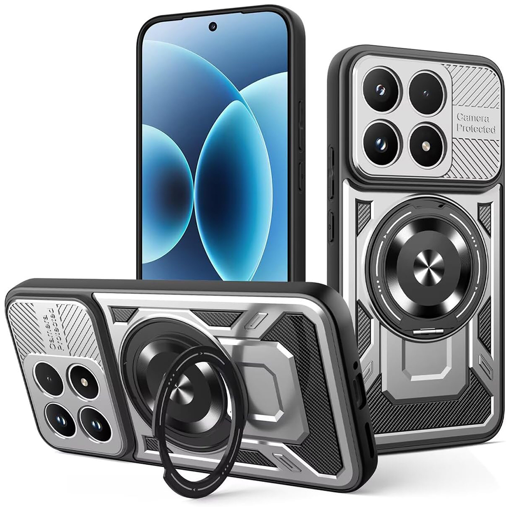 Kryt Techsuit RuggedCam Xiaomi 17 šedý