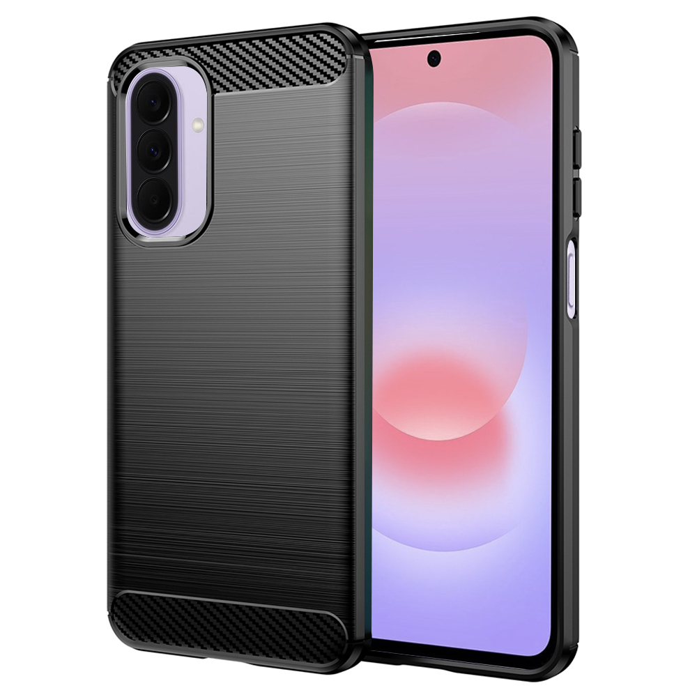 Kryt Techsuit Carbon Silicone Samsung Galaxy A27 5G černý