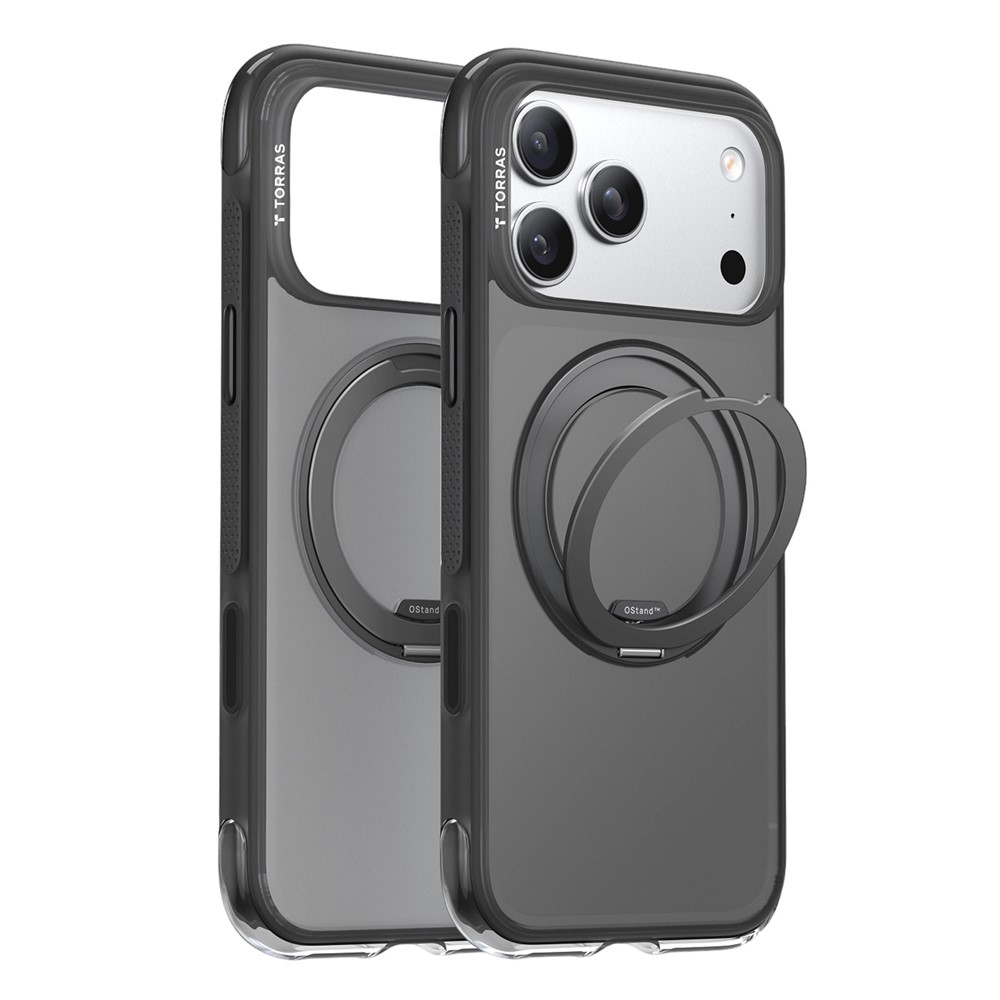 Kryt Torras Ostand O3 Air Series iPhone 17 Pro černý