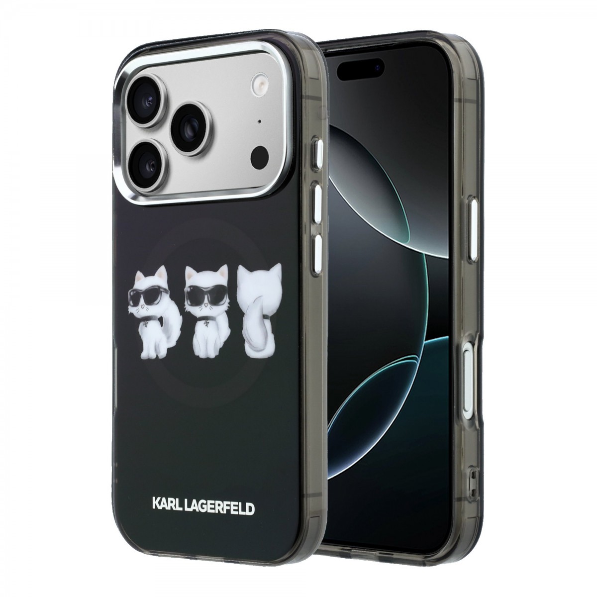 Zadní kryt Karl Lagerfeld IML Choupette Trio Watercolor MagSafe pro iPhone 17 Pro Max