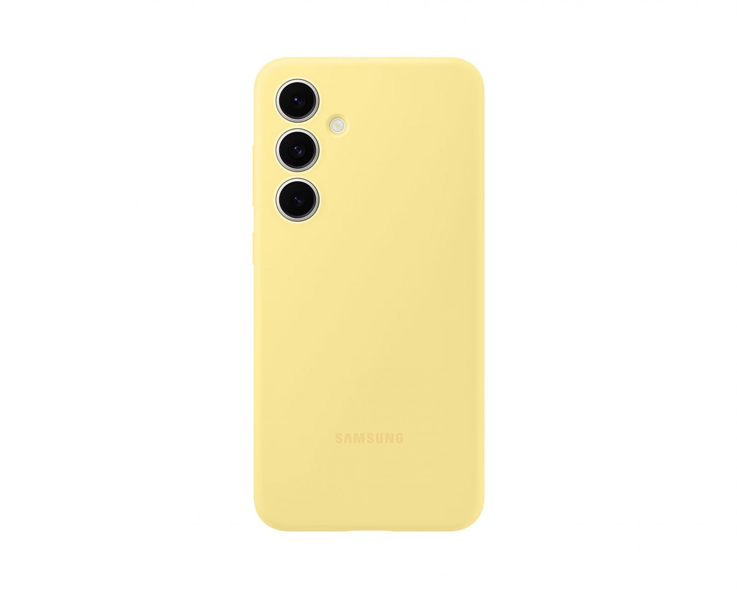 Silikonový kryt EF-PS721CYE Samsung pro Galaxy S24 FE žlutý