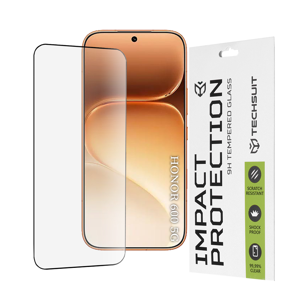 Ochranné sklo Techsuit 111D Full Cover Full Glue Glass Honor 600 600 Pro černé