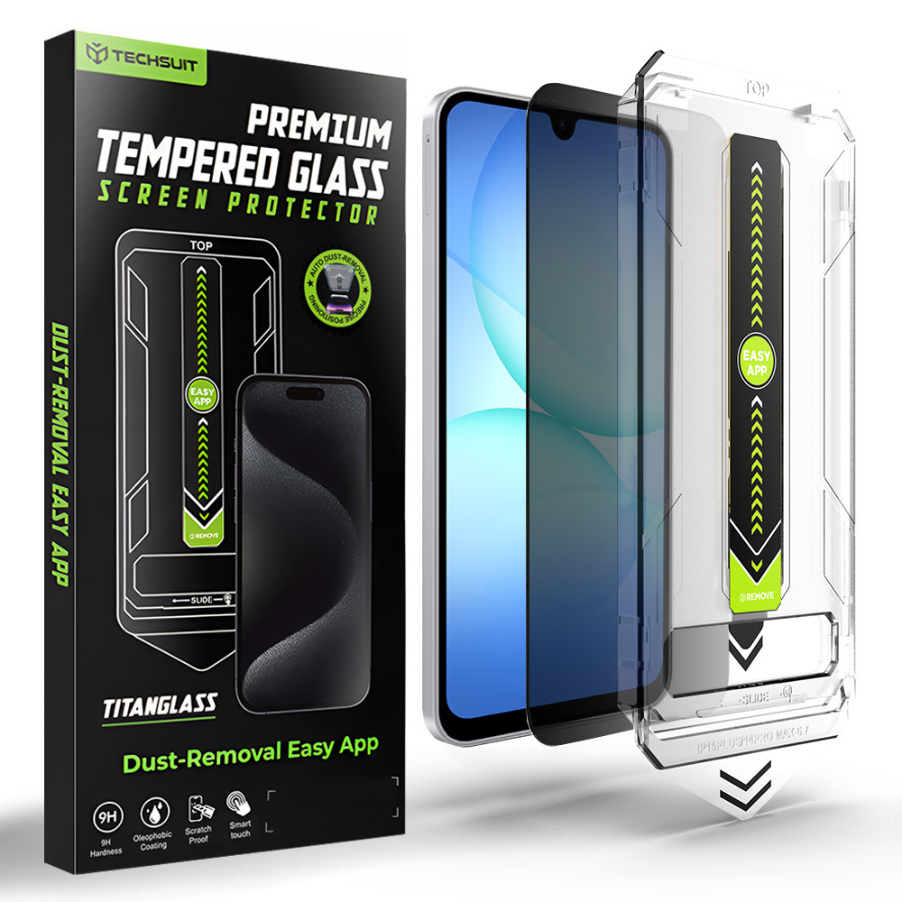 Tvrzené sklo Techsuit TitanGlass CrystalHD Privacy Samsung Galaxy A16 A17