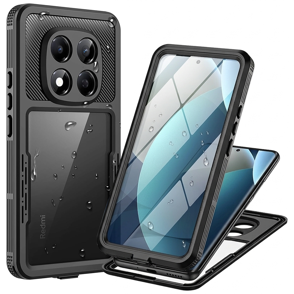 Vodotěsný kryt ShellBox IP68 Xiaomi Redmi Note 15 Pro 5G černý