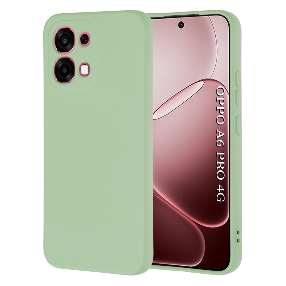 Kryt Techsuit SoftFlex Oppo A6 Pro 5G mátově zelený