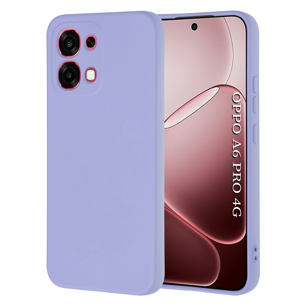 Kryt Techsuit SoftFlex Oppo A6 Pro 5G světle fialový