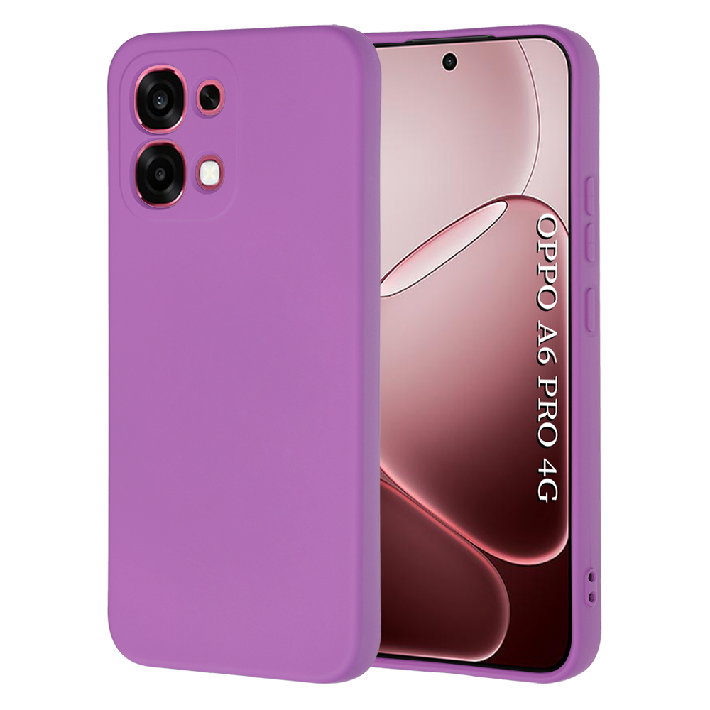Kryt Techsuit SoftFlex Oppo A6 Pro 5G fialový