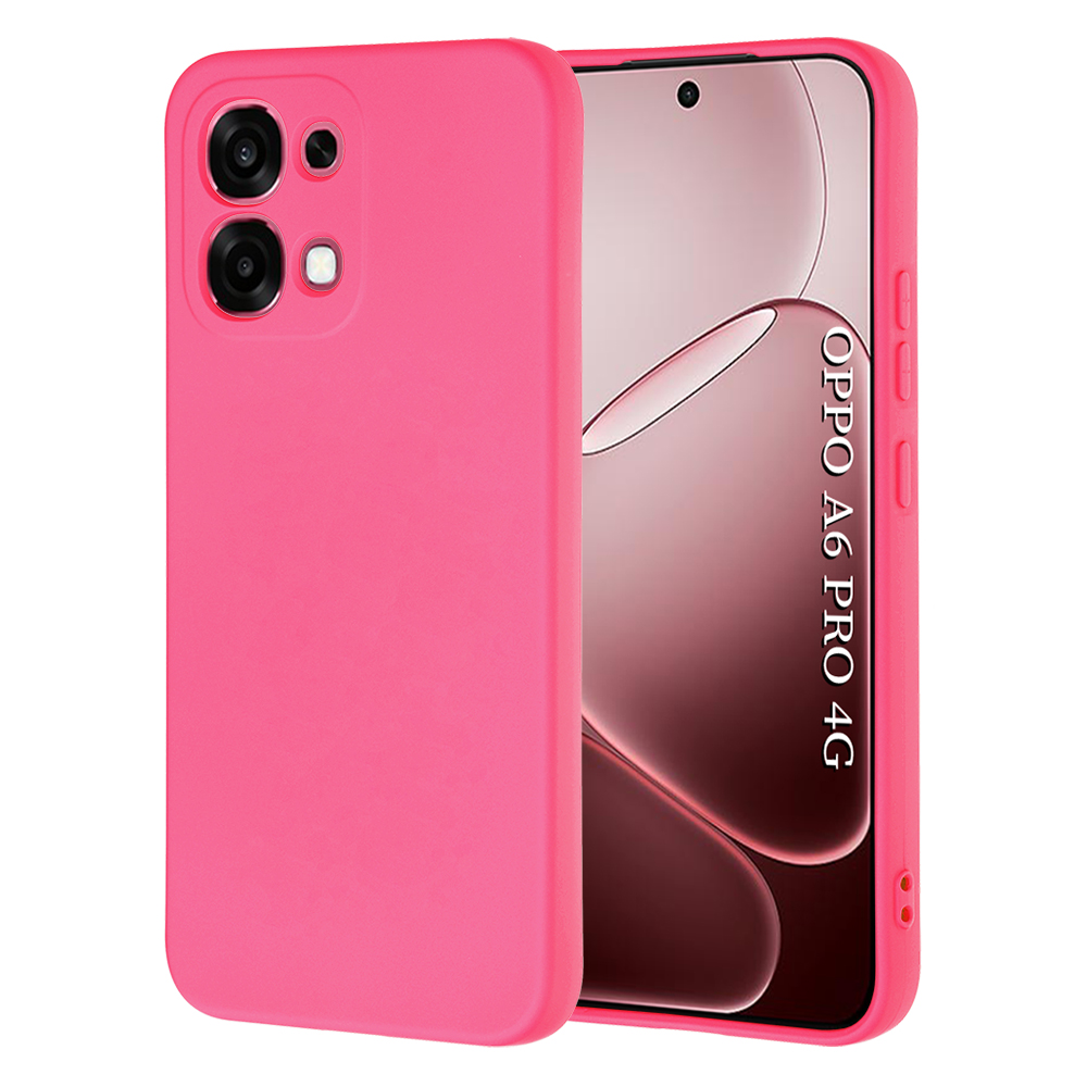 Kryt Techsuit SoftFlex Oppo A6 Pro 5G zářivě růžový