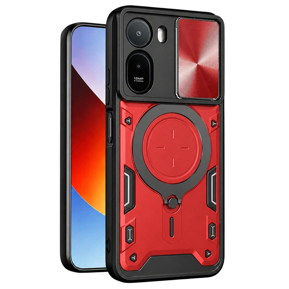Kryt Techsuit CamGuard Pro Xiaomi Redmi A7 Pro 4G červený