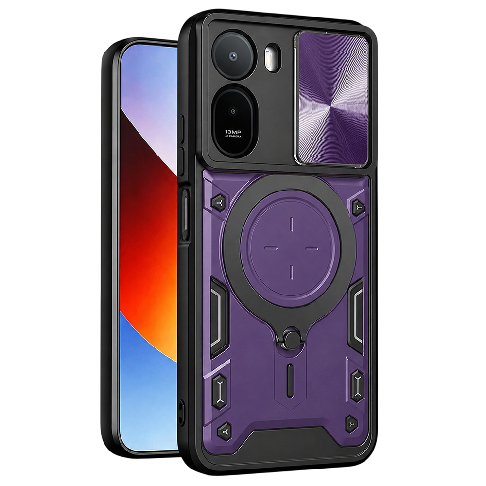 Kryt Techsuit CamGuard Pro Xiaomi Redmi A7 Pro 4G fialový