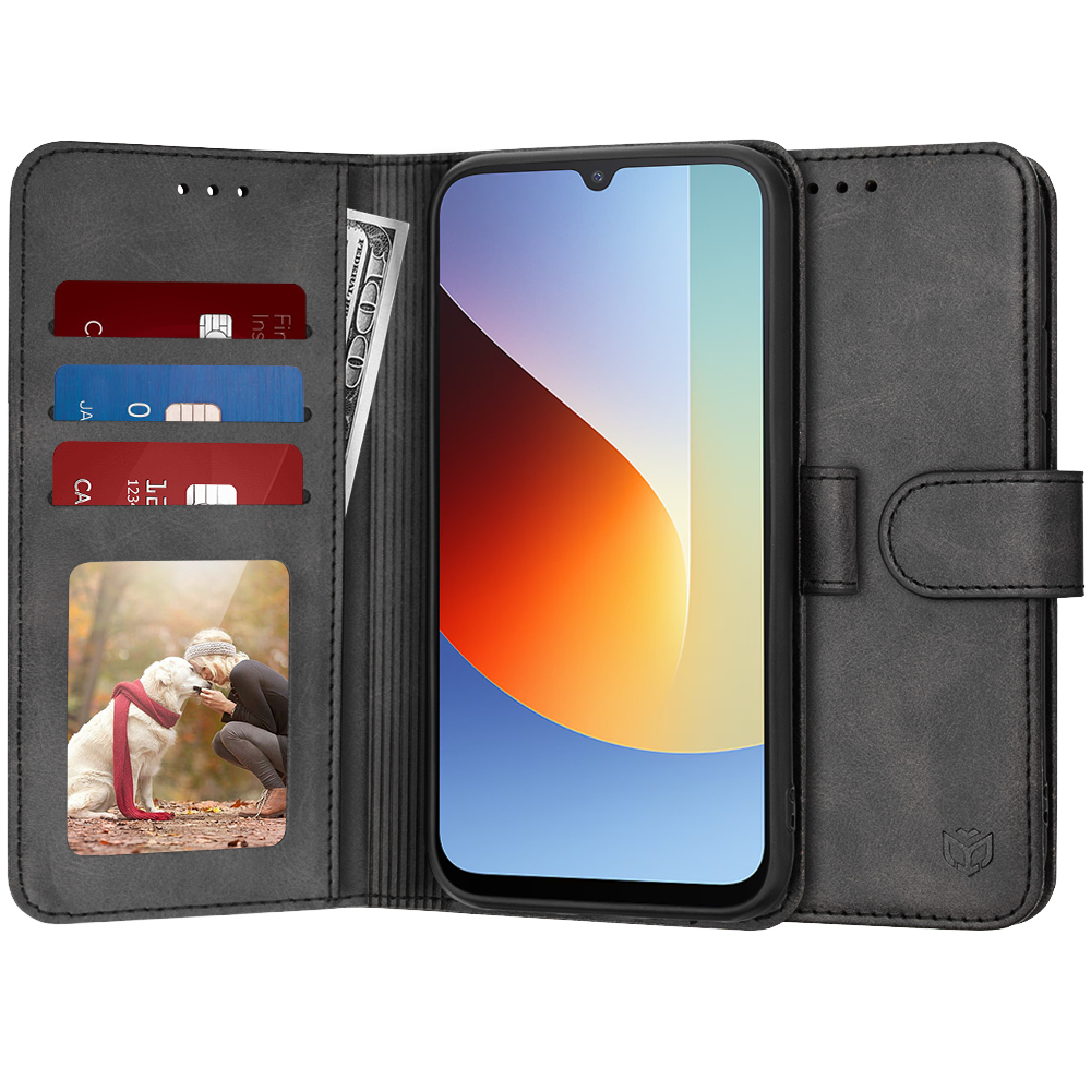 Pouzdro Techsuit Diary Book pro Xiaomi Redmi A7 Pro 4G černé