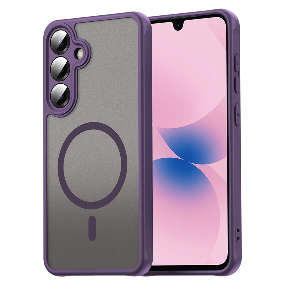 Kryt Techsuit HaloFrost II MagSafe pro Samsung Galaxy A27 5G fialový