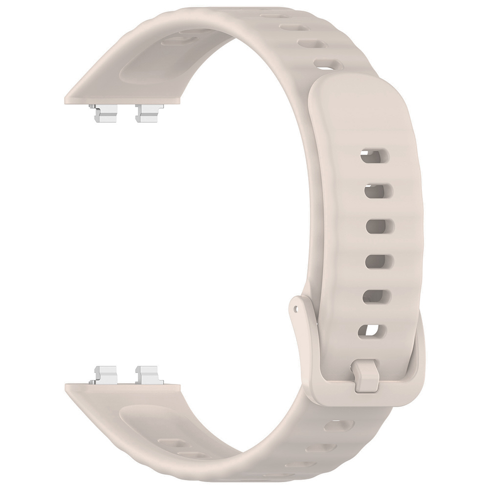 Řemínek Techsuit Watchband pro Huawei Band 11 a Band 11 Pro krémový