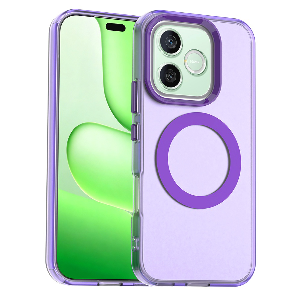 Kryt Techsuit CandyCase MagSafe pro Honor 600 Lite fialový