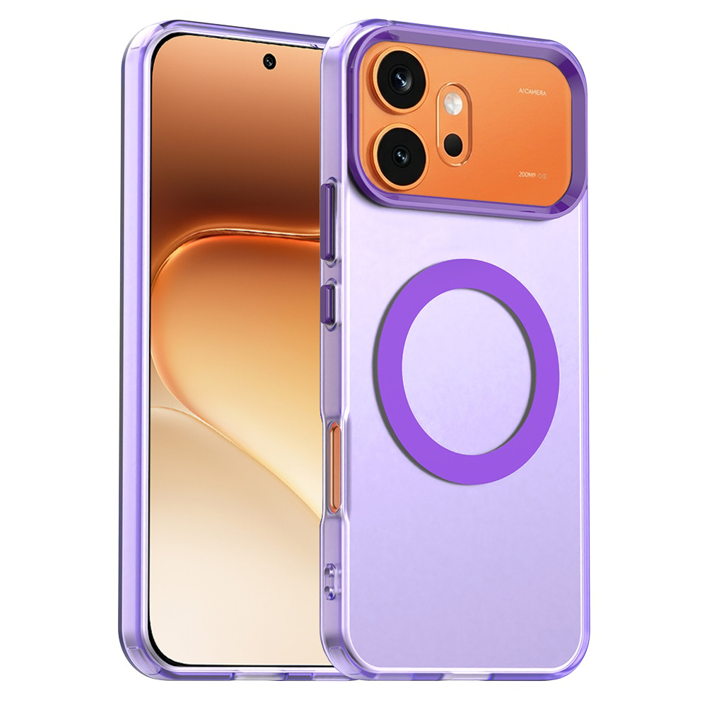 Kryt Techsuit CandyCase MagSafe pro Honor 600 / 600 Pro fialový