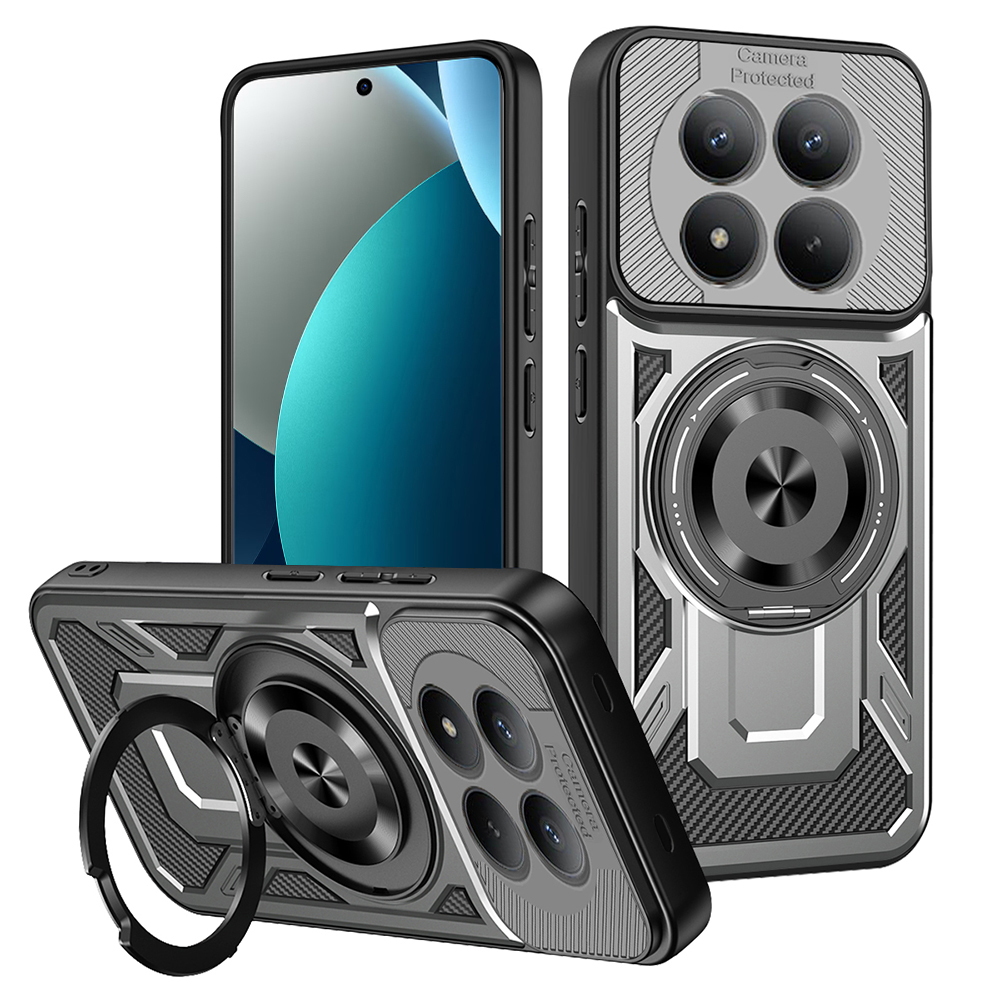 Kryt Techsuit RuggedCam pro Xiaomi Redmi Note 15 Pro 4G šedý