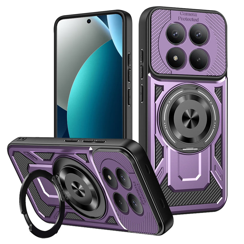 Kryt Techsuit RuggedCam pro Xiaomi Redmi Note 15 Pro 4G fialový