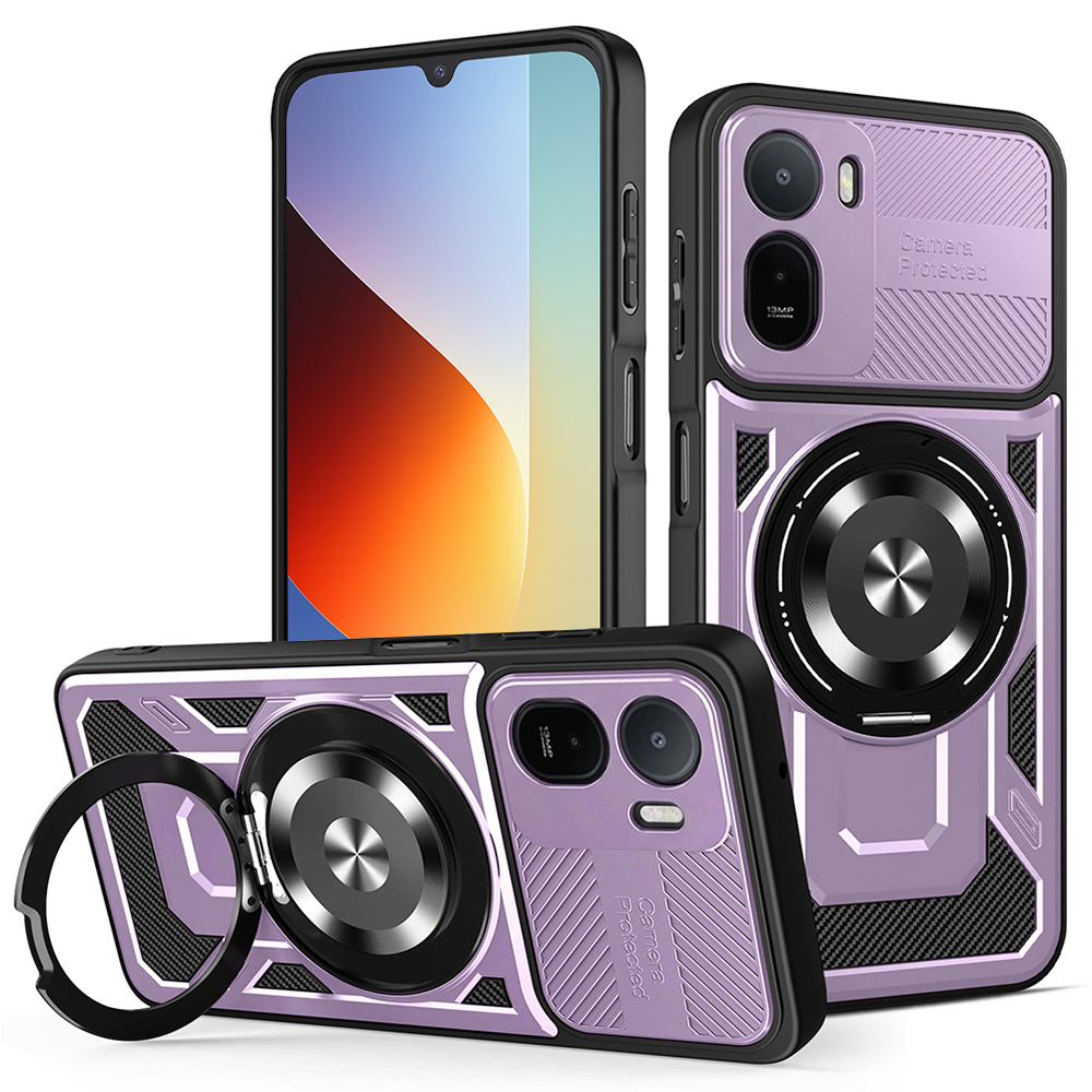 Kryt Techsuit RuggedCam pro Xiaomi Redmi A7 Pro 4G fialový
