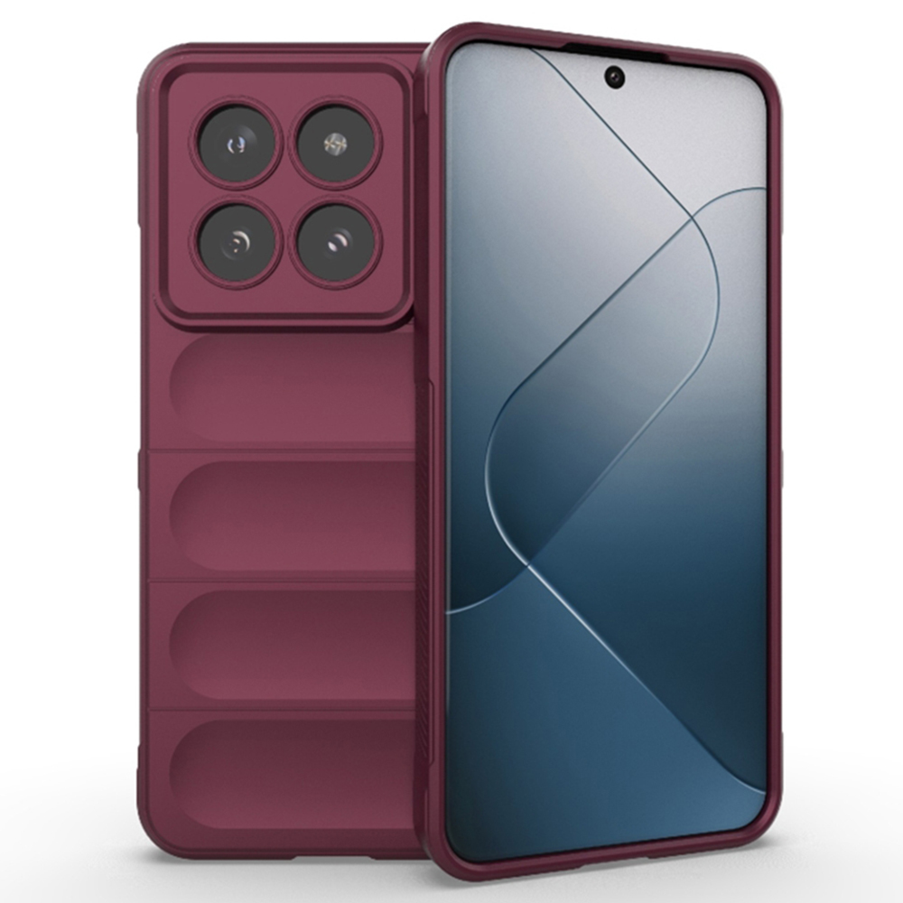 Ochranný kryt Techsuit Magic Shield pro Xiaomi 14 Pro vínový