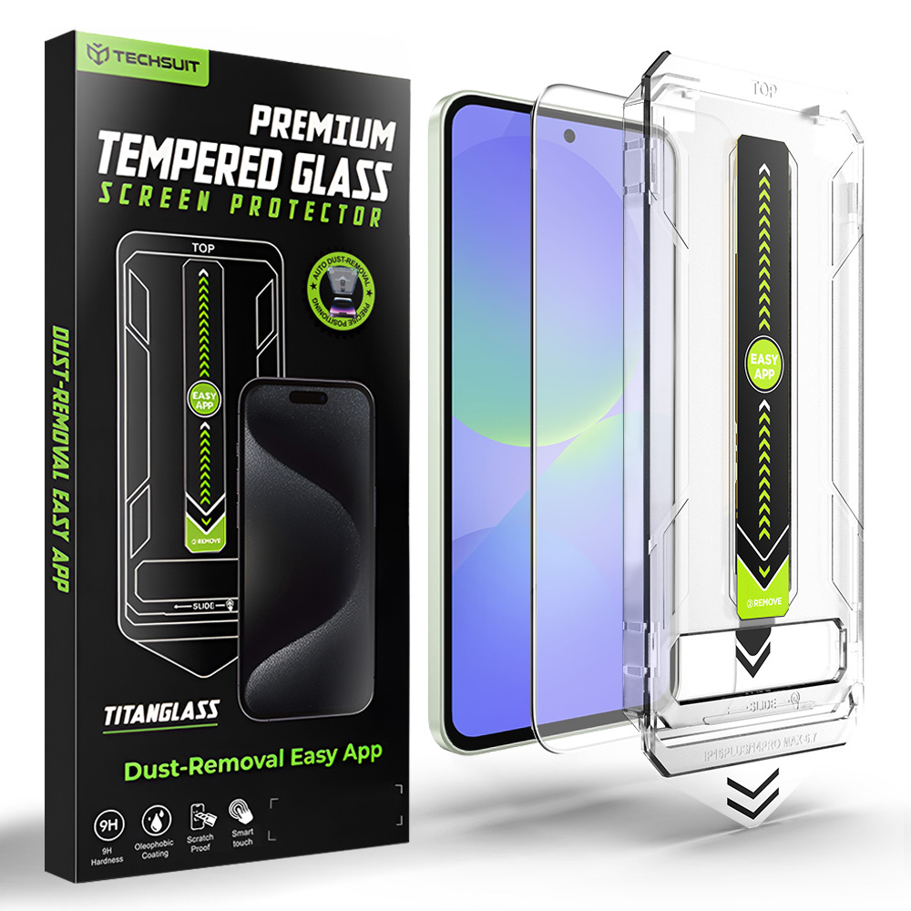 Tvrzené sklo Techsuit TitanGlass CrystalHD pro Samsung Galaxy A36 a A37 čiré