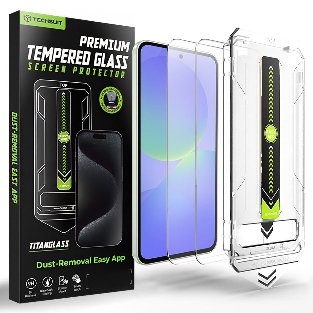 Tvrzené sklo Techsuit TitanGlass CrystalHD pro Samsung Galaxy A36 a A37 čiré