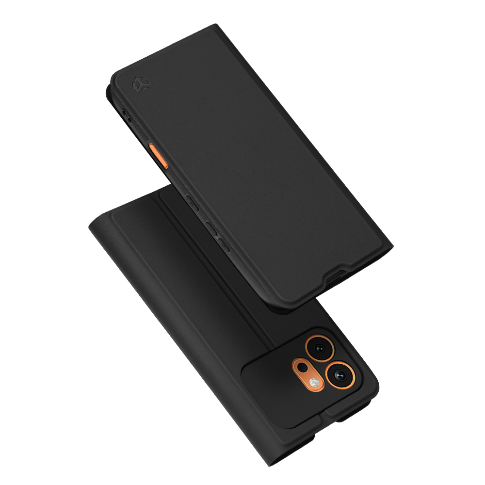 Flipové pouzdro Techsuit Magskin Book pro Honor 600 černé