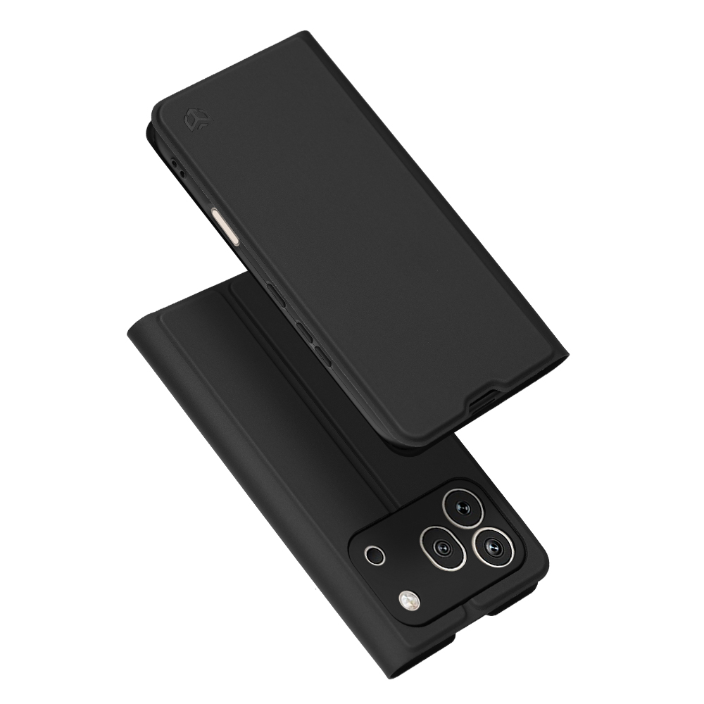 Flipové pouzdro Techsuit Magskin Book pro Honor 600 Pro černé