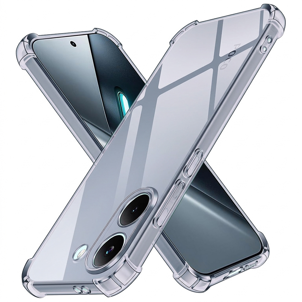 Silikonový kryt Techsuit Shockproof pro Xiaomi Poco X8 Pro kouřově černý