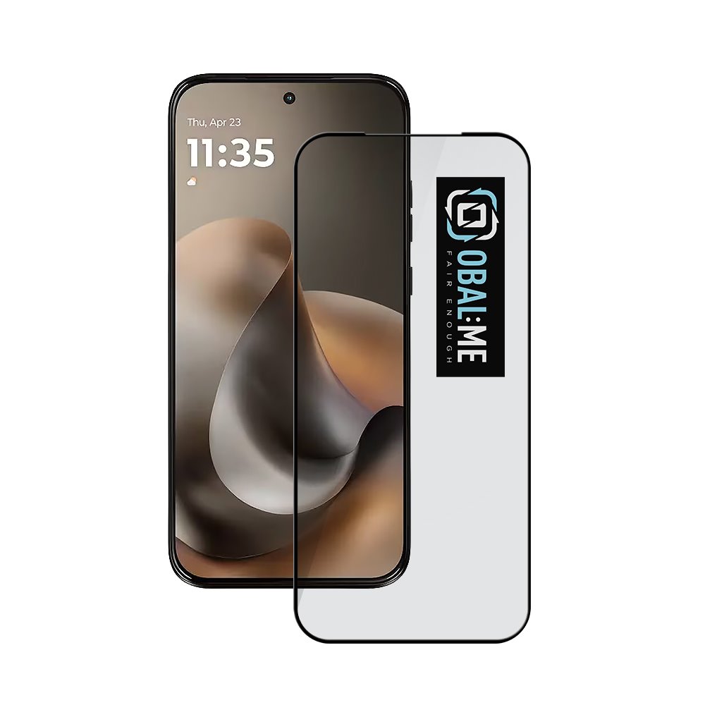 Tvrzené sklo OBAL:ME 5D pro Motorola Moto G77 5G černé