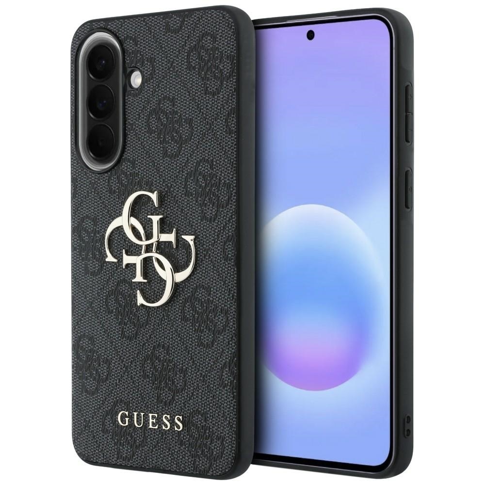 Kryt Guess Hardcase 4G Big Metal Logo (GUHCSA374GMGGR) pro Samsung Galaxy A37 5G černý