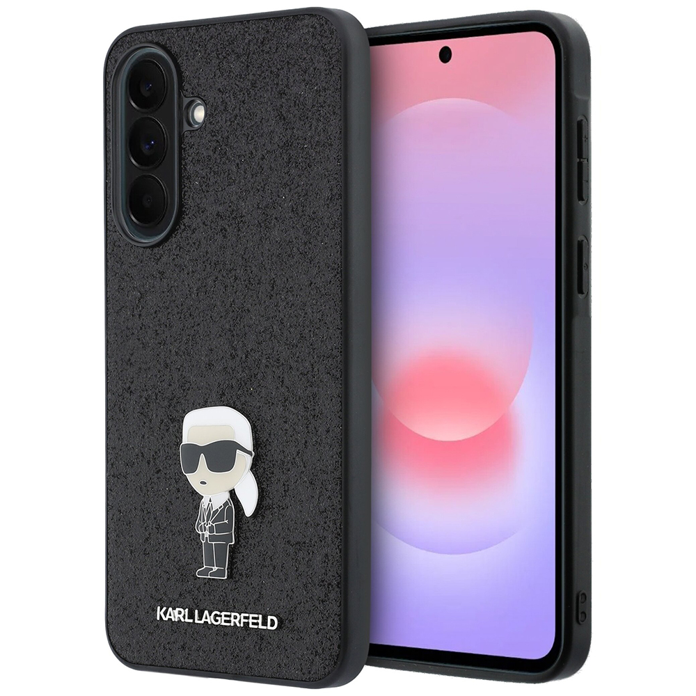Kryt Karl Lagerfeld Hardcase Glitter (KLHCSA37GKNPSK) pro Samsung Galaxy A37 5G