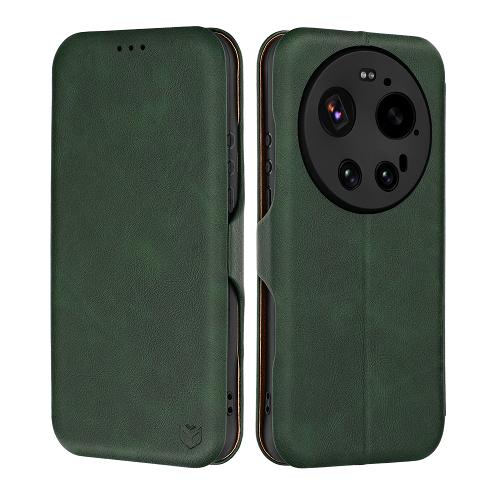 Pouzdro na mobil Techsuit Safe Wallet Plus Xiaomi 17 Ultra zelené