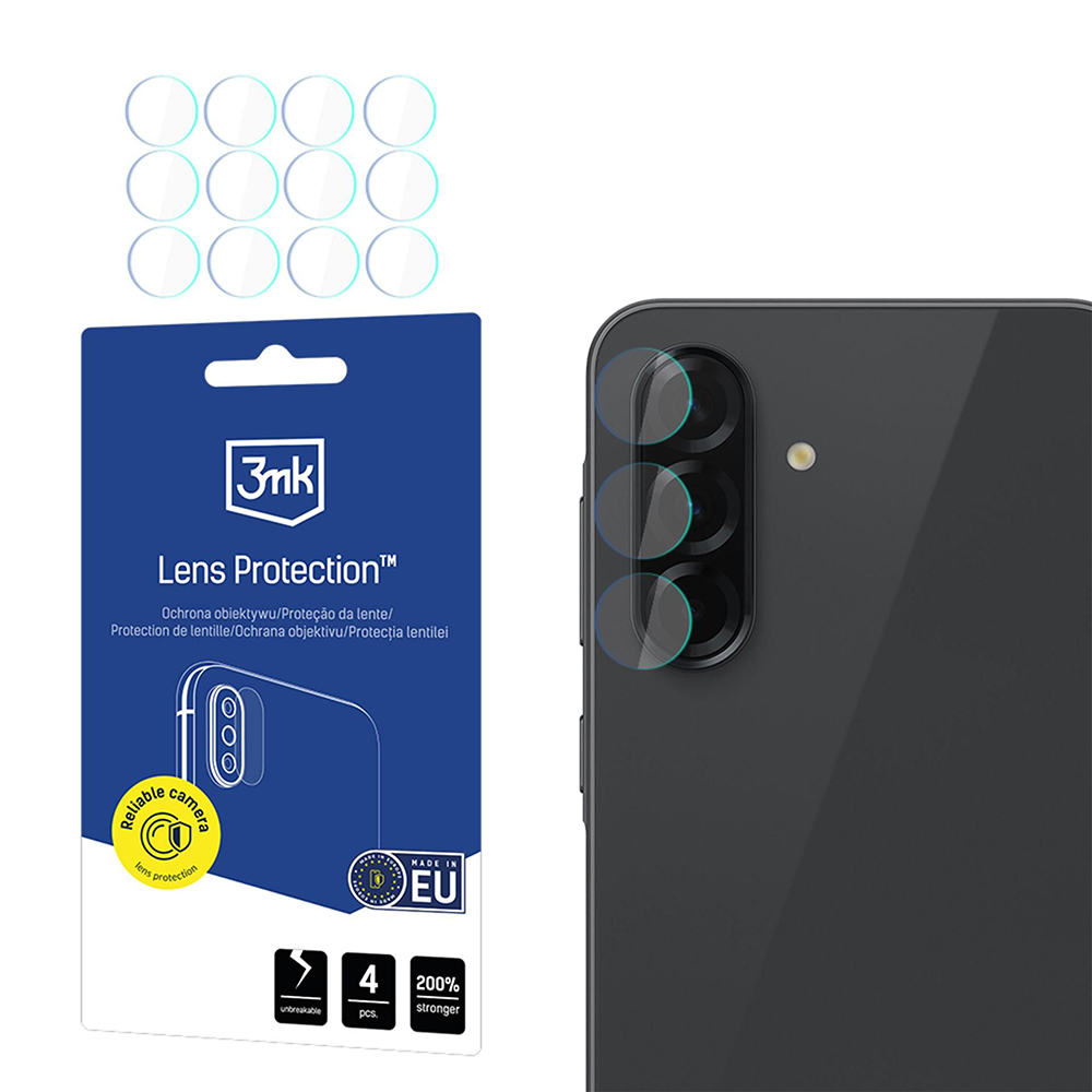 Ochranné sklo na fotoaparát 3mk Lens Protection Samsung Galaxy A37 5G / A57 5G čiré