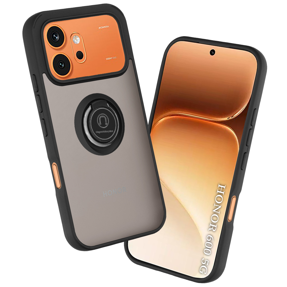 Kryt na mobil Techsuit Glinth Honor 600 a 600 Pro černý