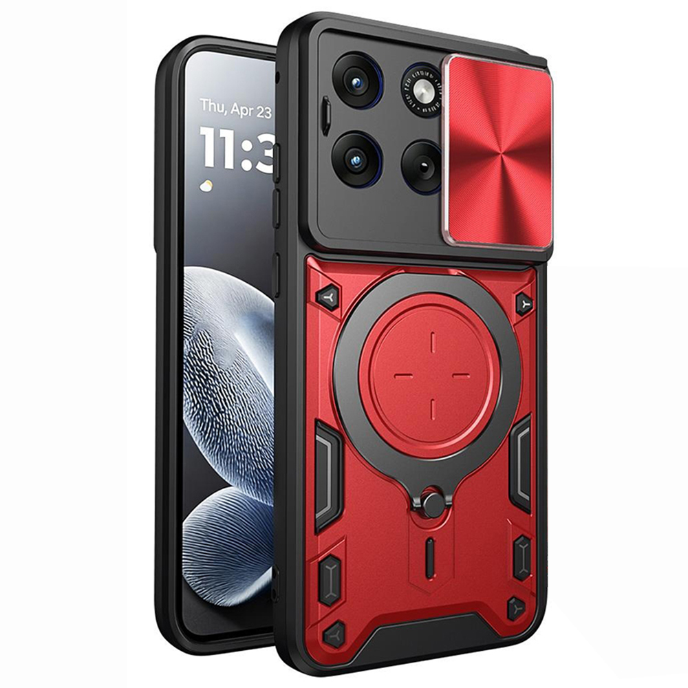 Kryt na mobil Techsuit CamGuard Pro Motorola Edge 70 Fusion červený